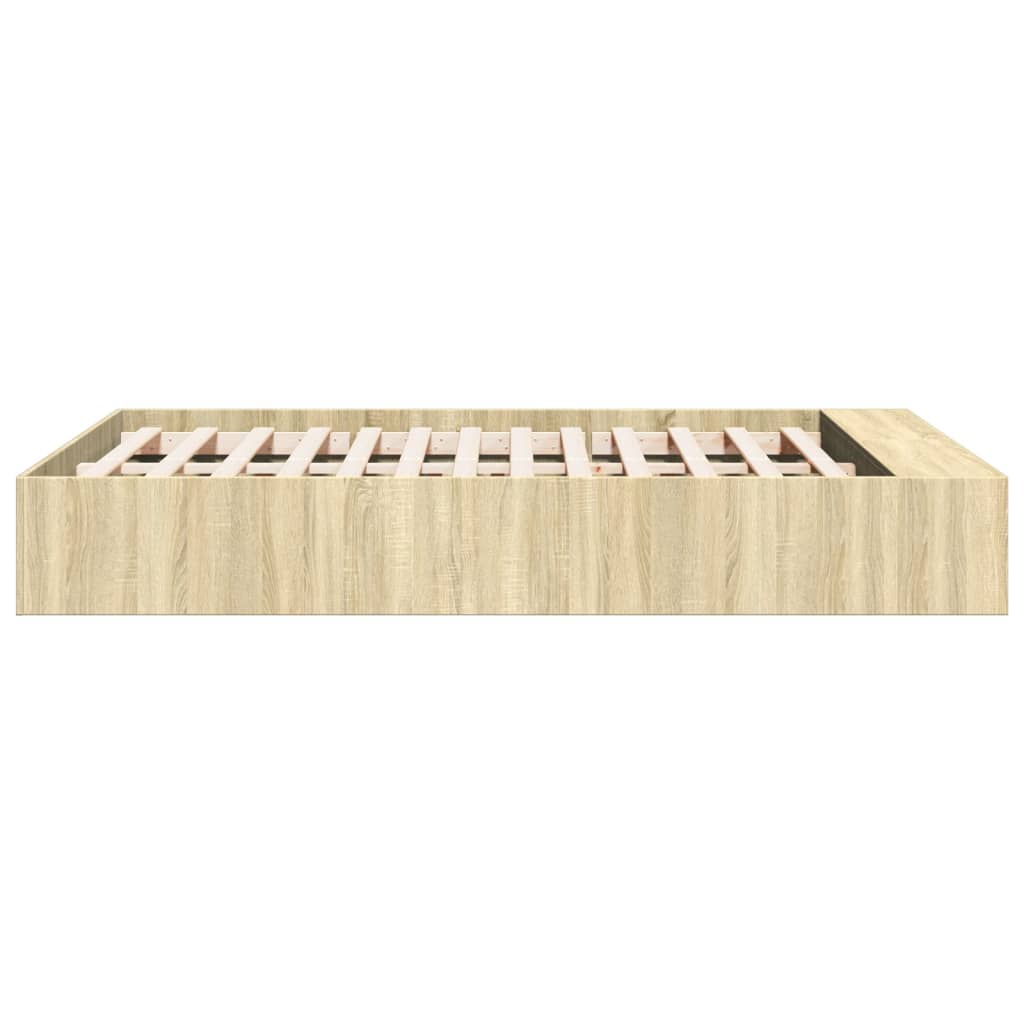 Okvir za krevet boja hrasta 120x190 cm od konstruiranog drva