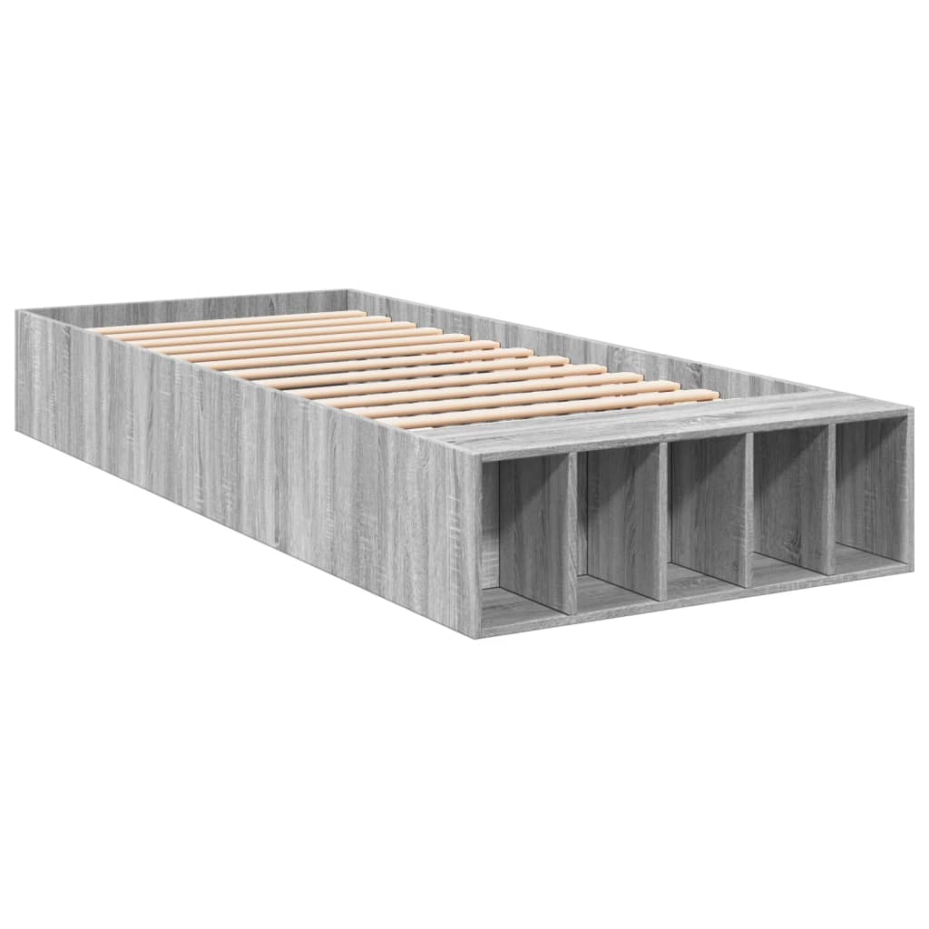 Okvir za krevet boja hrasta 90x200 cm od konstruiranog drva