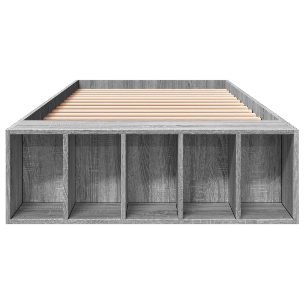 Okvir za krevet boja hrasta 90x200 cm od konstruiranog drva