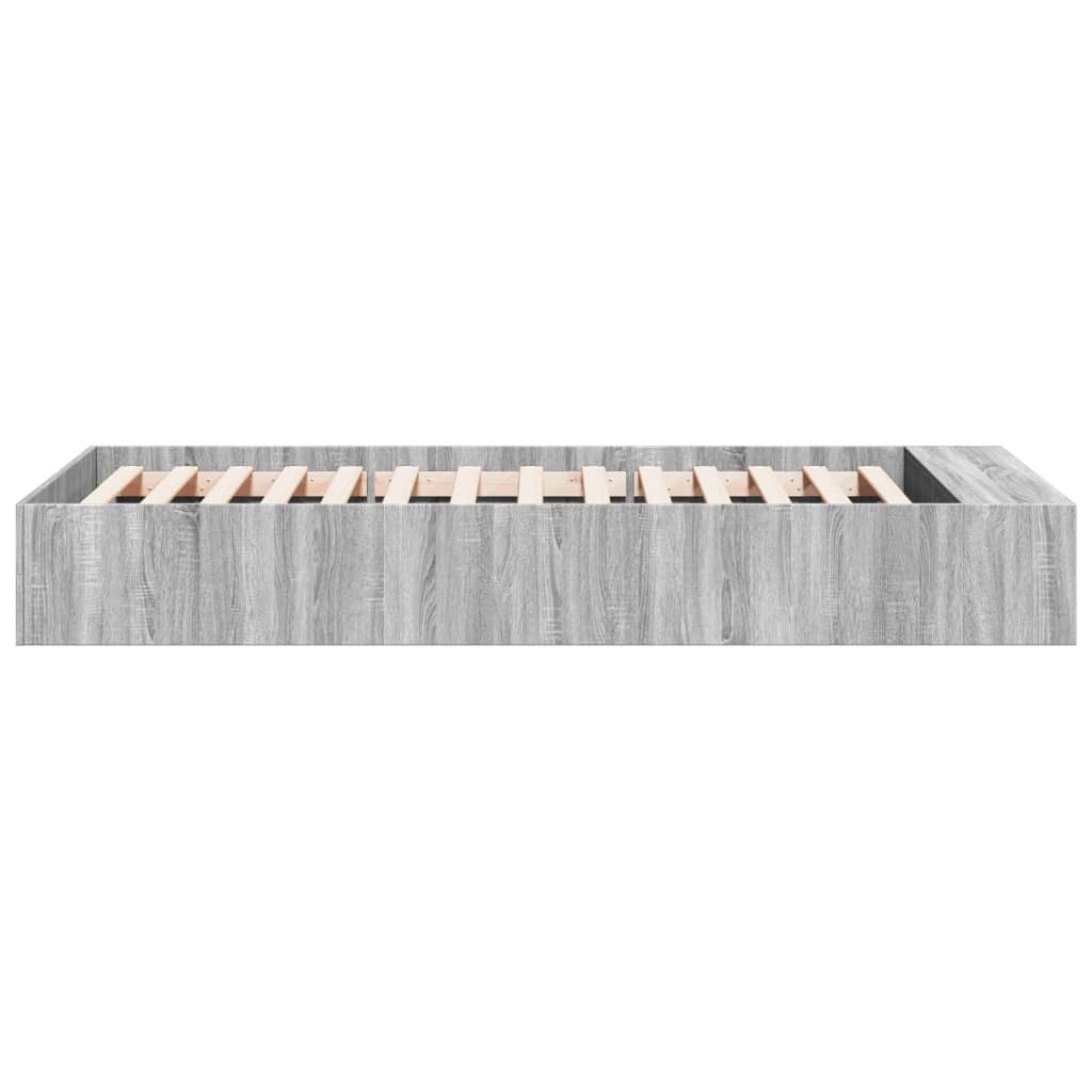 Okvir za krevet boja hrasta 90x200 cm od konstruiranog drva