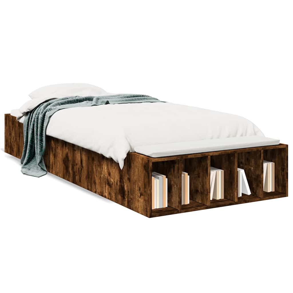 Okvir za krevet boja hrasta 90x190 cm konstruirano drvo