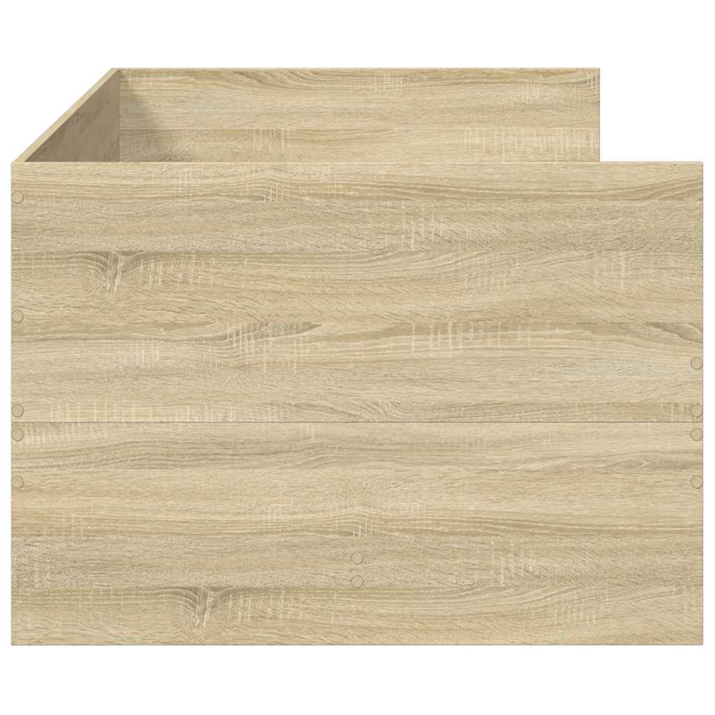 Dnevni krevet s ladicama bez madraca boja hrasta 75x190 cm