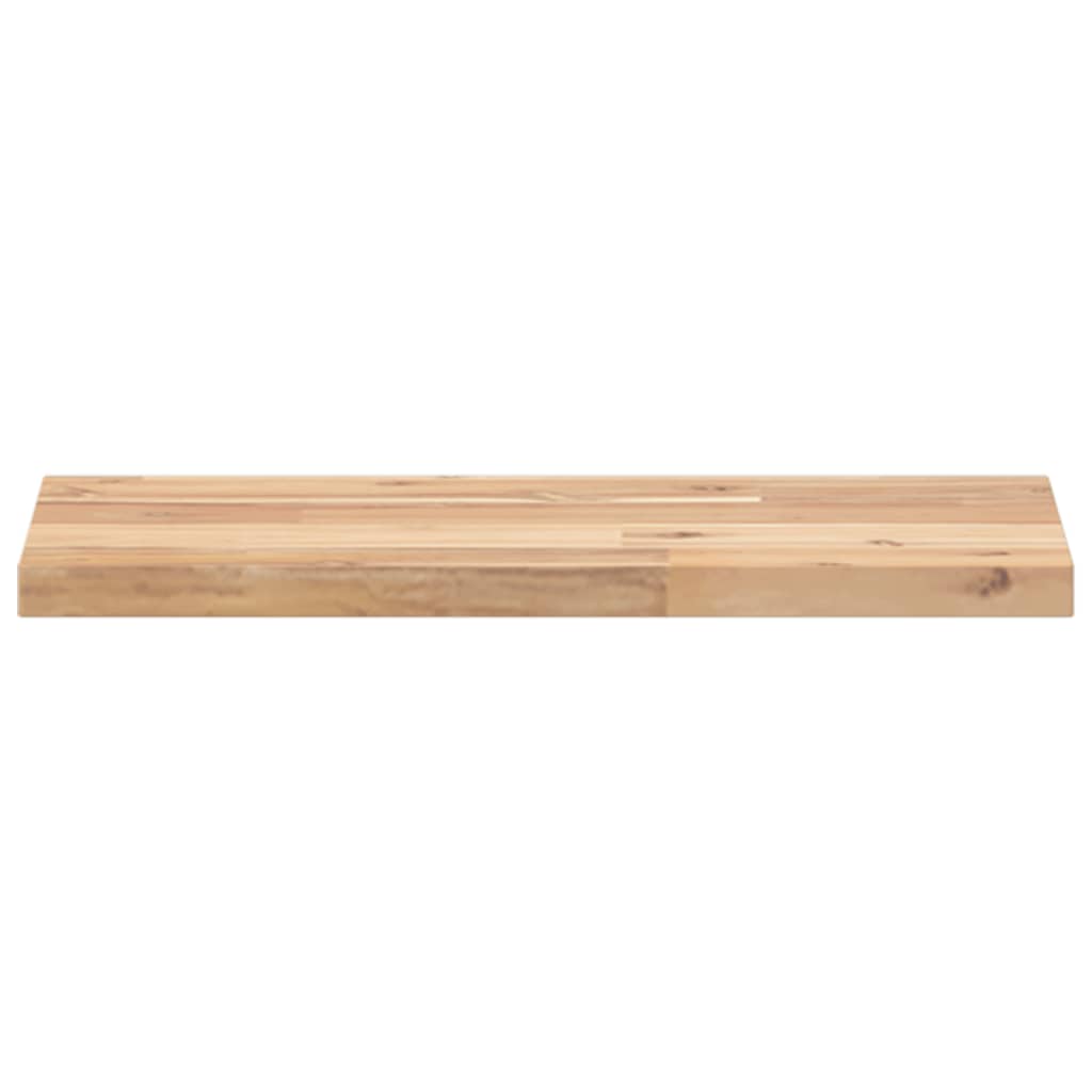 Plutajuće police 2 kom 60x20x2 cm Neobrađeno puno drvo akacije