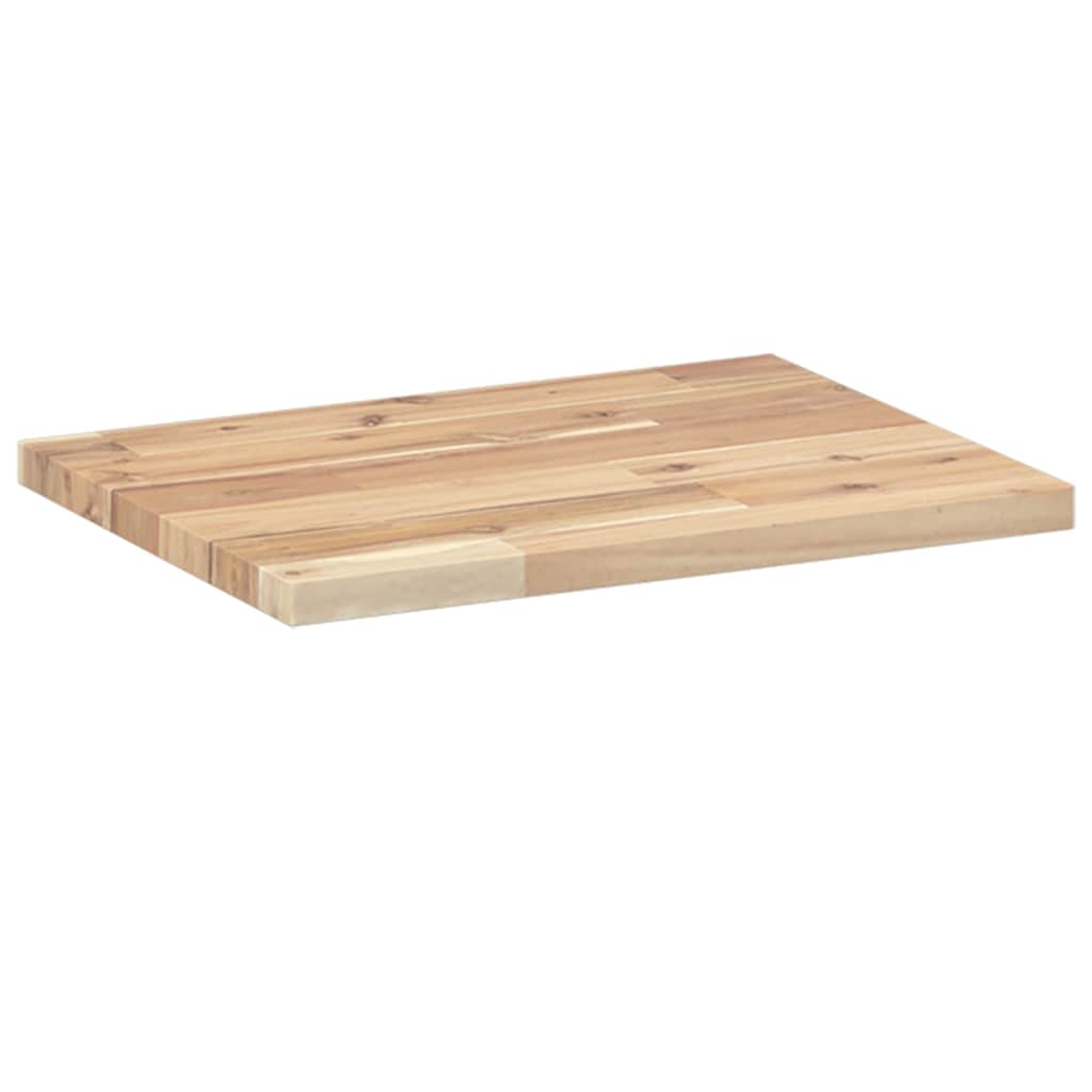 Plutajuće police 4 kom 40x30x2 cm Neobrađeno puno drvo akacije