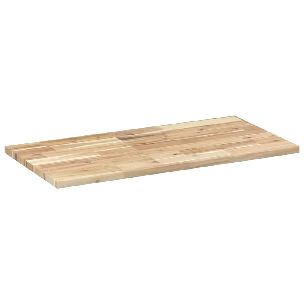 Plutajuće police 3 kom 80x40x2 cm Neobrađeno puno drvo akacije