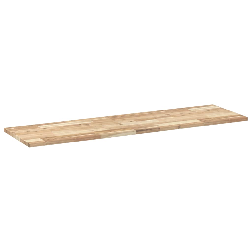 Plutajuće police 2 kom 140x40x2 cm od neobrađenog drva bagrema