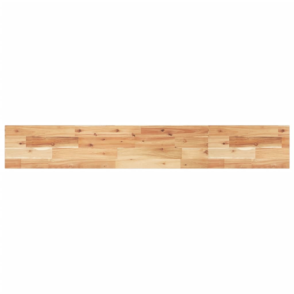 Plutajuće police 4 kom 120x20x2 cm Masivno drvo akacije s uljnim premazom