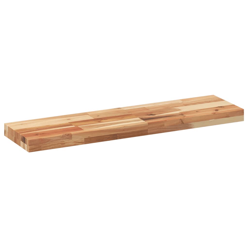 Plutajuća polica s uljnim premazom 100x20x4 cm od drva bagrema