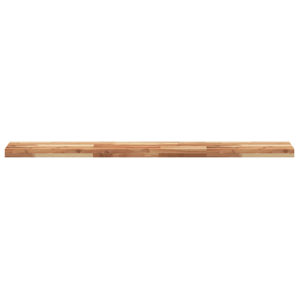Plutajuće police 3 kom 120x20x4 cm Masivno drvo akacije s uljnim premazom