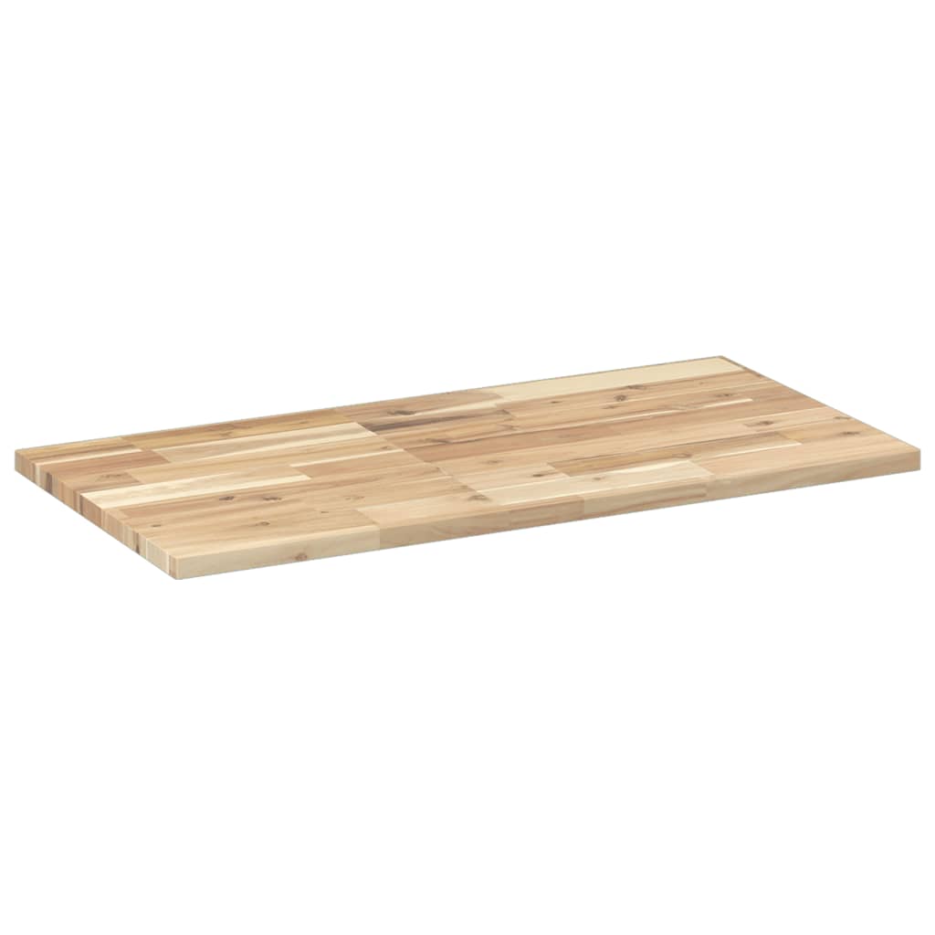 Površina za umivaonik neobrađena 100x40x2 cm od drva bagrema