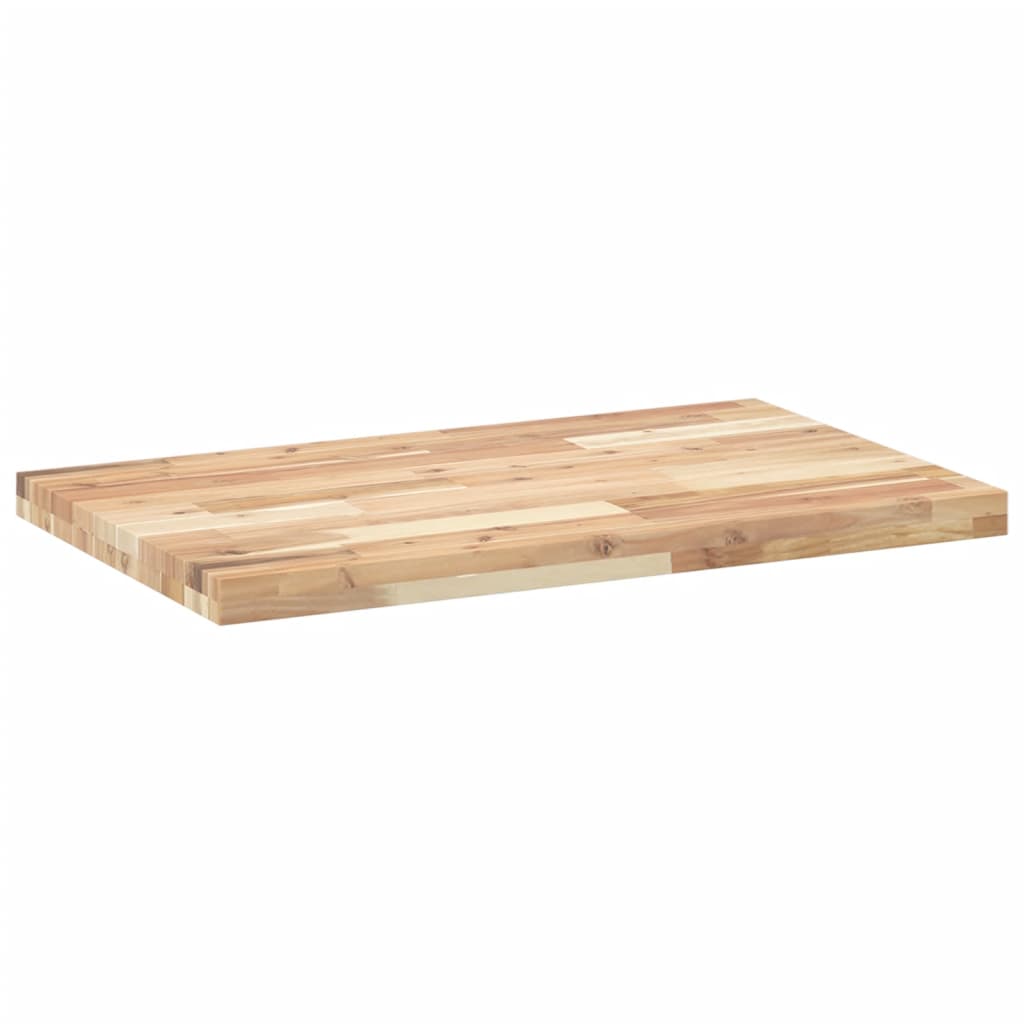 Površina za umivaonik neobrađena 100x50x4 cm od drva bagrema
