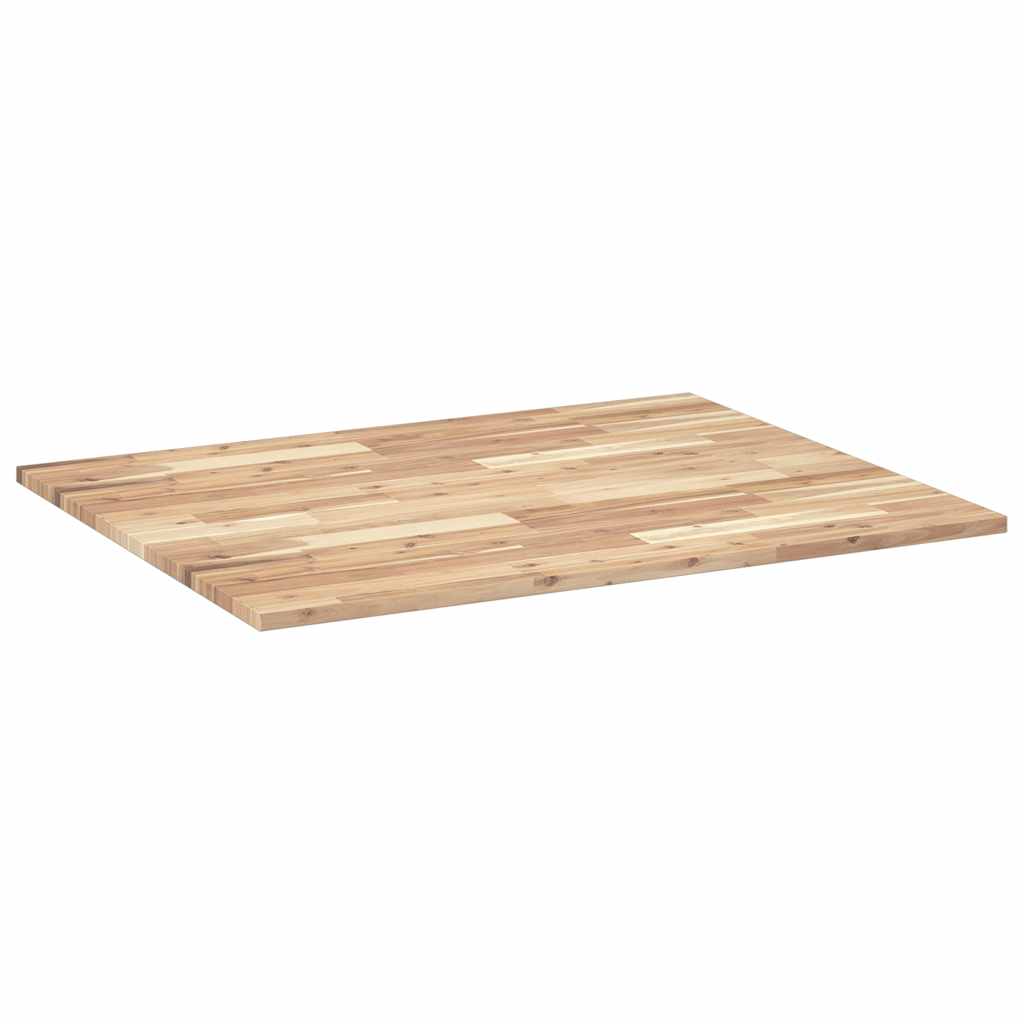 Ploča za radni stol neobrađena 100x80x2 cm od bagremovog drva