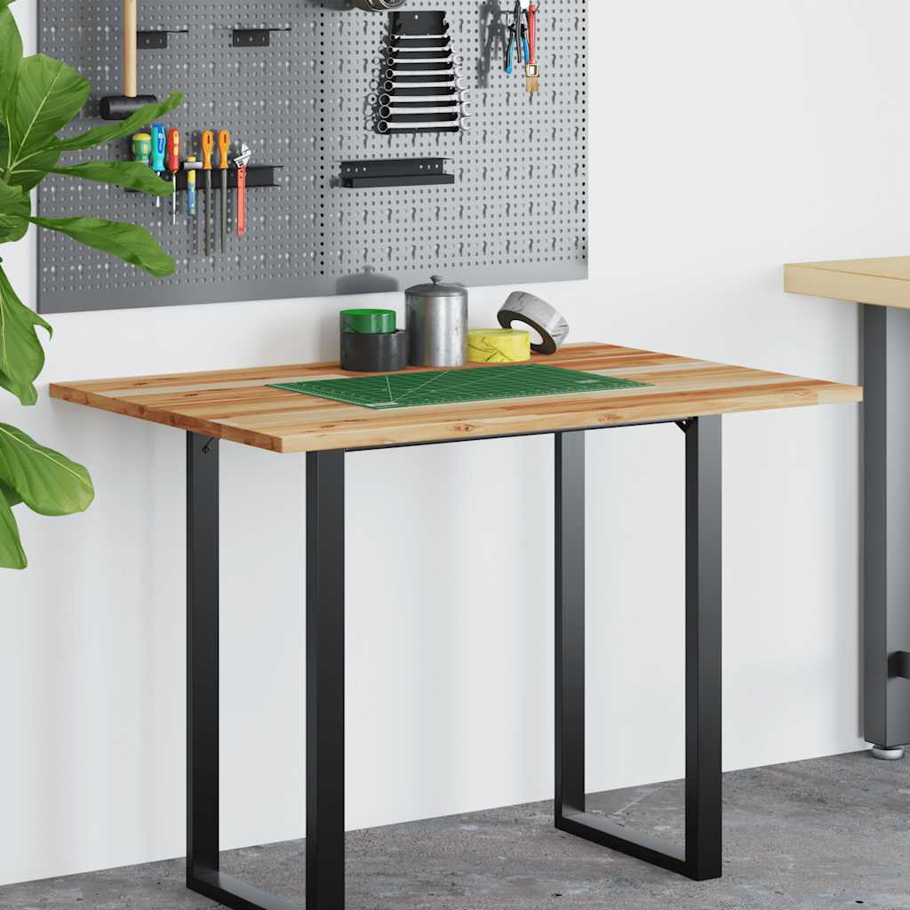 Ploča za radni stol s uljnim premazom 100x70x2 cm drvo bagrema