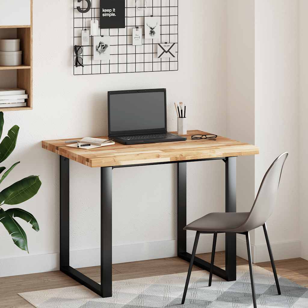 Ploča za radni stol s uljnim premazom 100x80x4 cm drvo bagrema