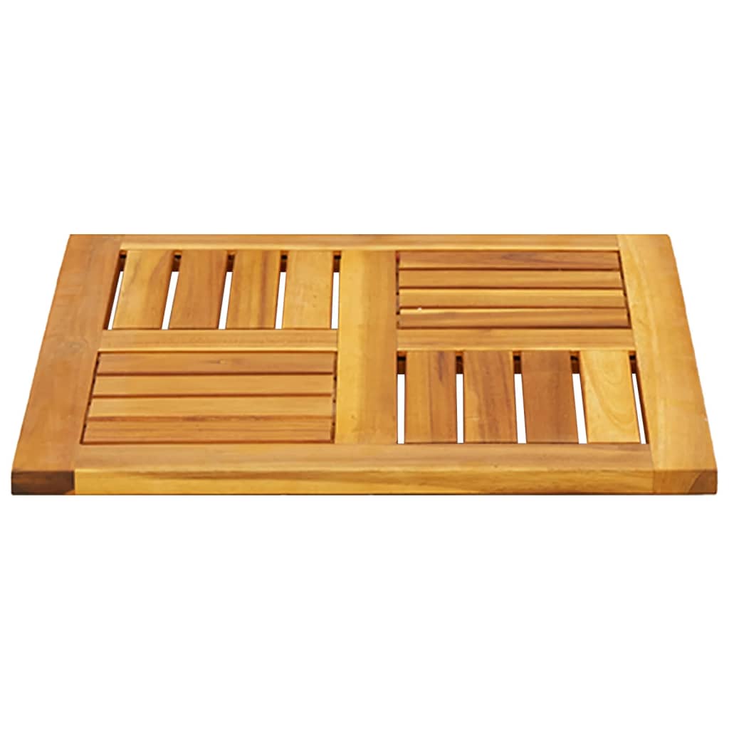 Stolna ploča 50x50x2 cm četvrtasta od masivnog drva bagrema
