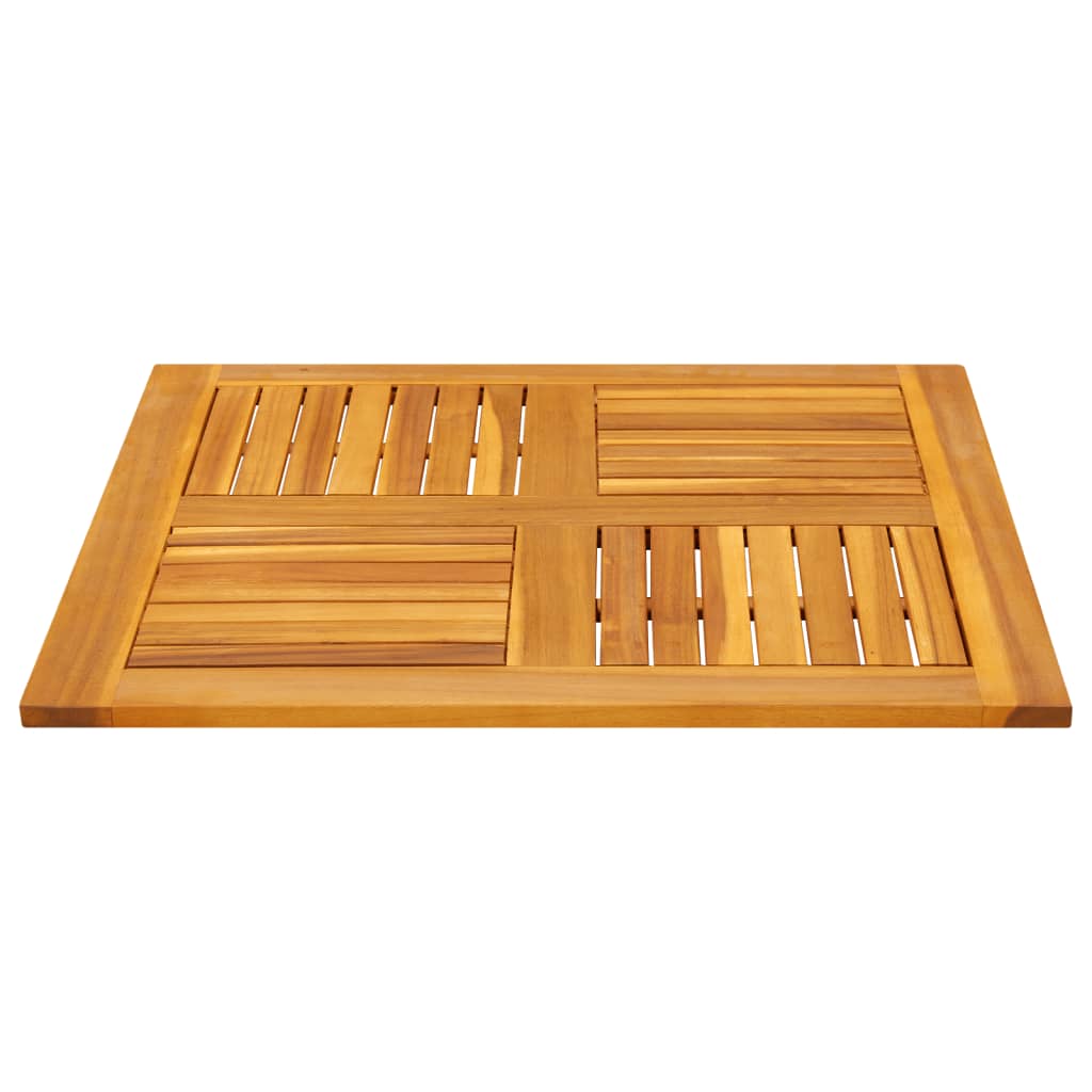 Stolna ploča 80x80x2,2 cm četvrtasta od masivnog drva bagrema