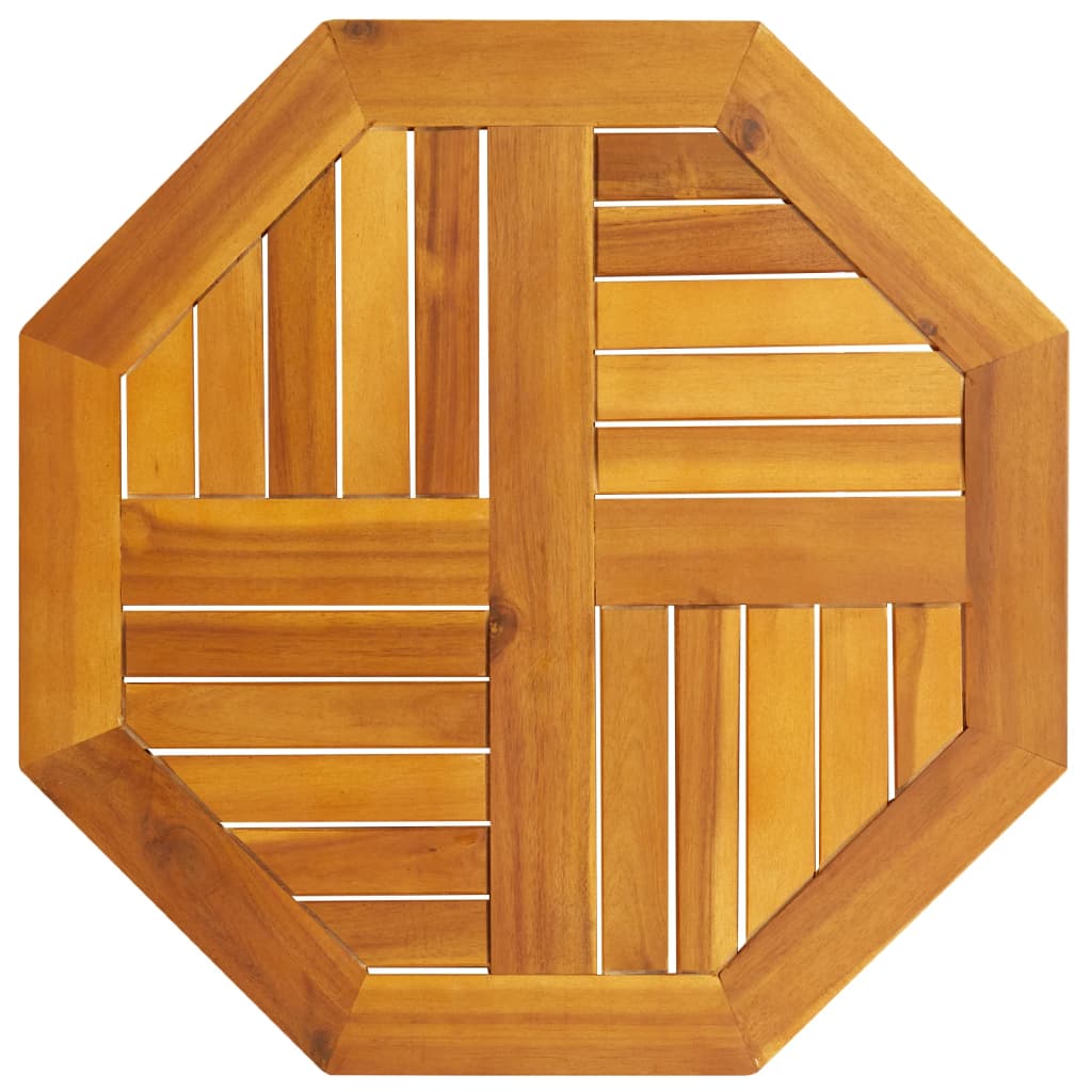 Stolna ploča 60x60x2 cm osmerokutna od masivnog drva bagrema