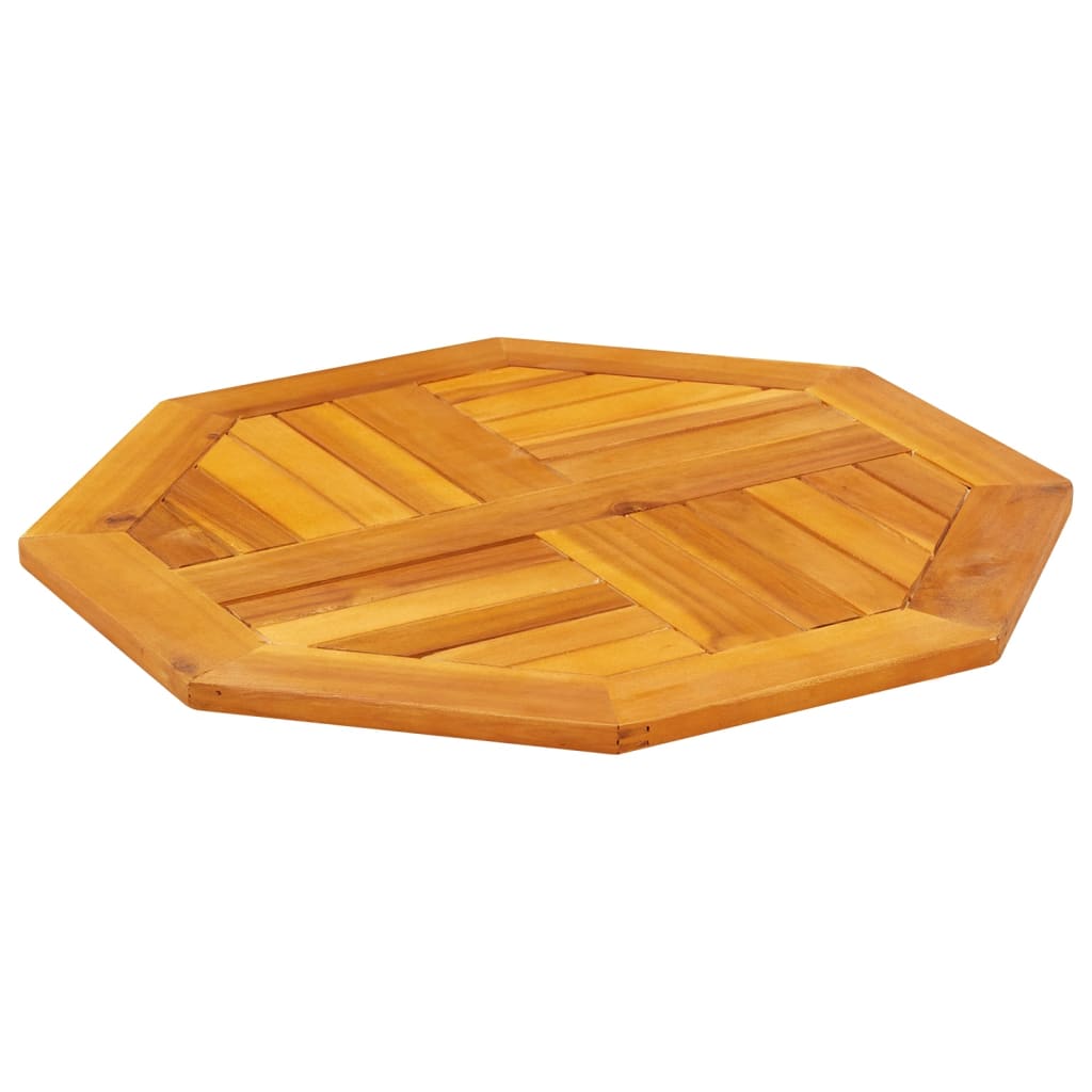 Stolna ploča 60x60x2 cm osmerokutna od masivnog drva bagrema