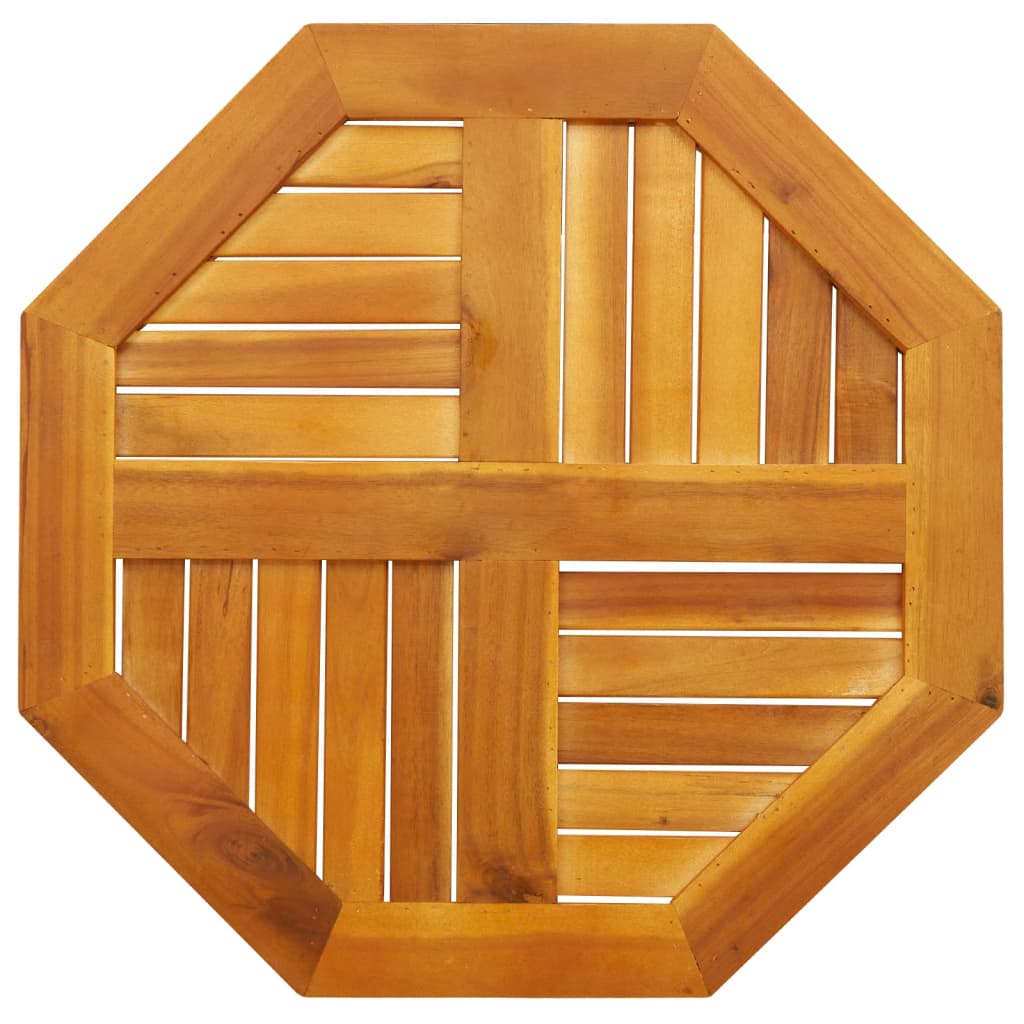 Stolna ploča 60x60x2 cm osmerokutna od masivnog drva bagrema