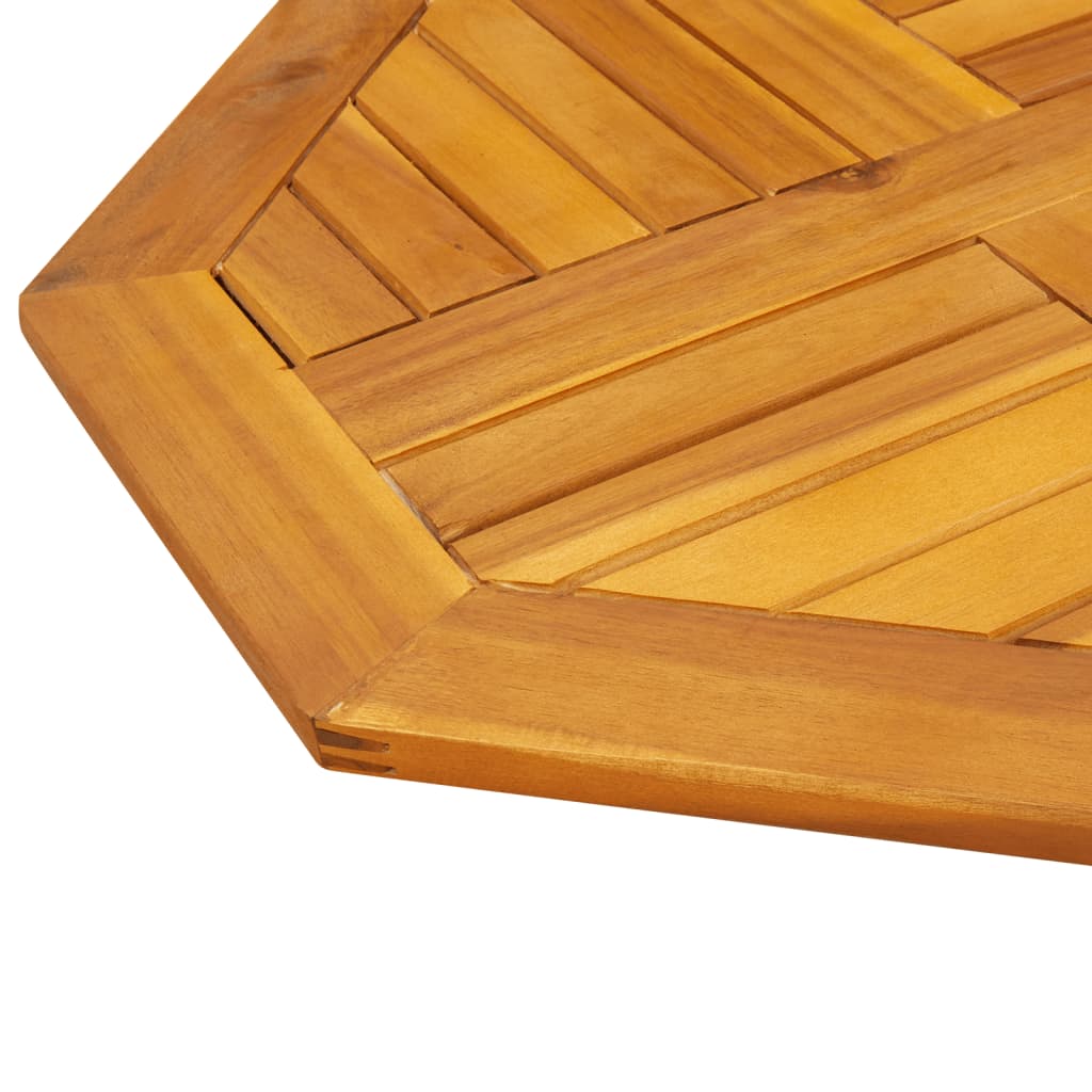 Stolna ploča 60x60x2 cm osmerokutna od masivnog drva bagrema