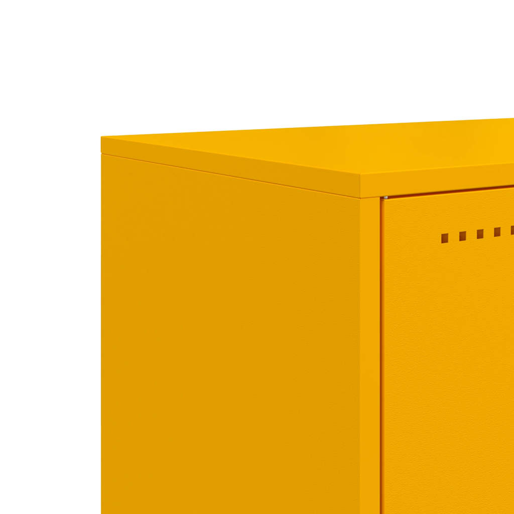 TV ormarić boja senfa 68,5 x 39 x 60,5 cm čelični