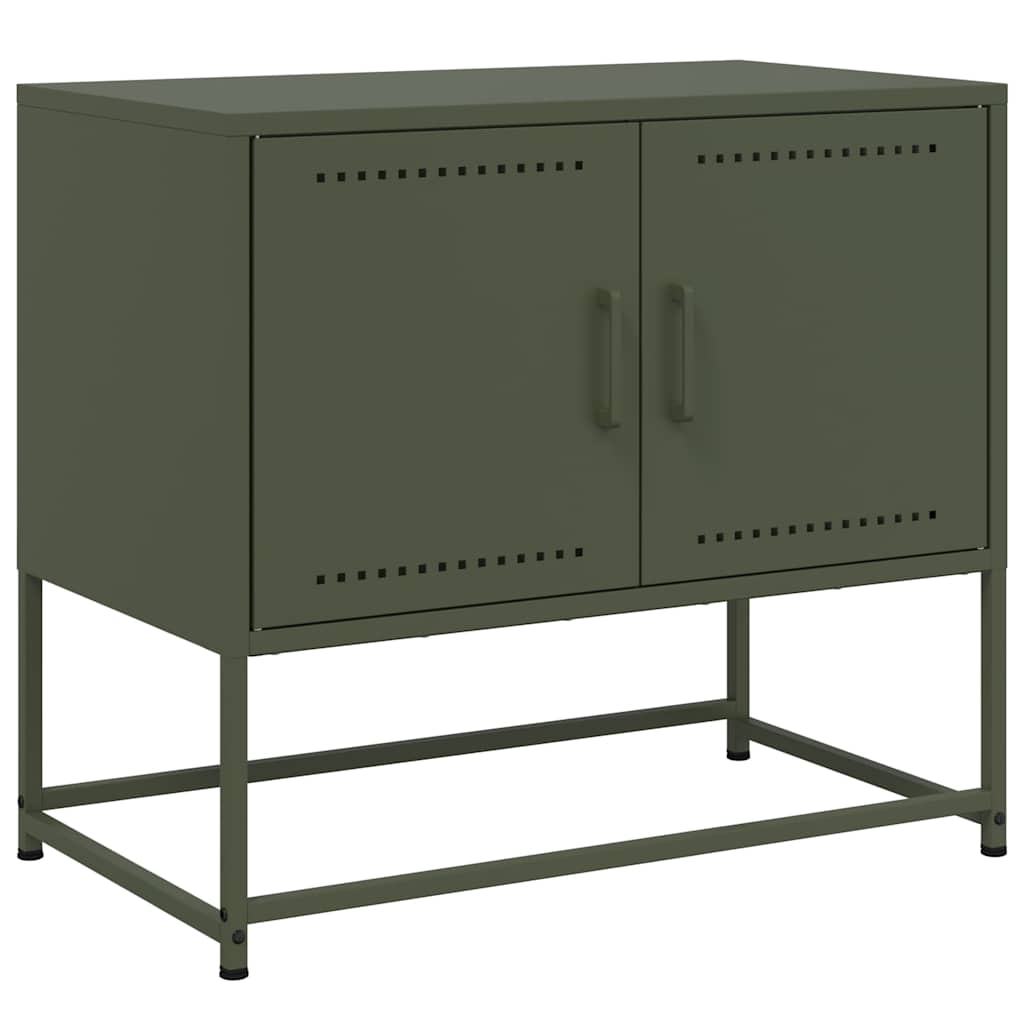 TV ormarić maslinasti 68,5 x 39 x 60,5 cm čelični