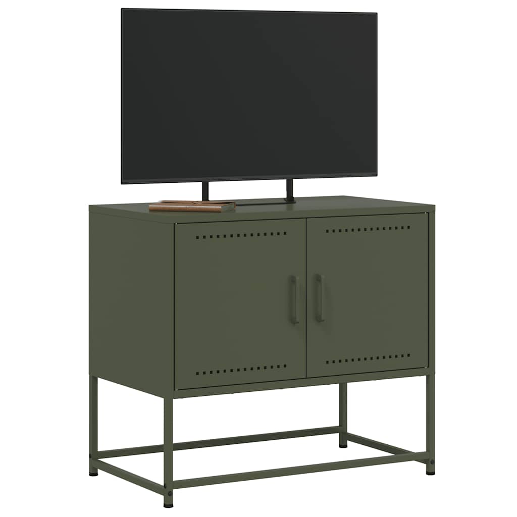 TV ormarić maslinasti 68,5 x 39 x 60,5 cm čelični