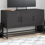 TV ormarić crni 100,5x39x60,5 cm čelični