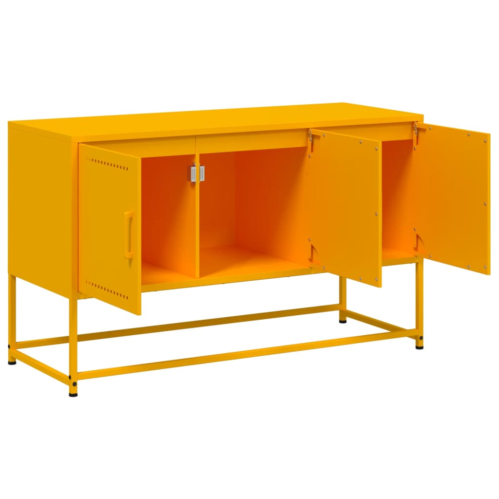 TV ormarić boja senfa 100,5 x 39 x 60,5 cm čelični