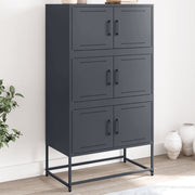 Komoda antracit 68,5 x 38,5 x 123,5 cm čelična