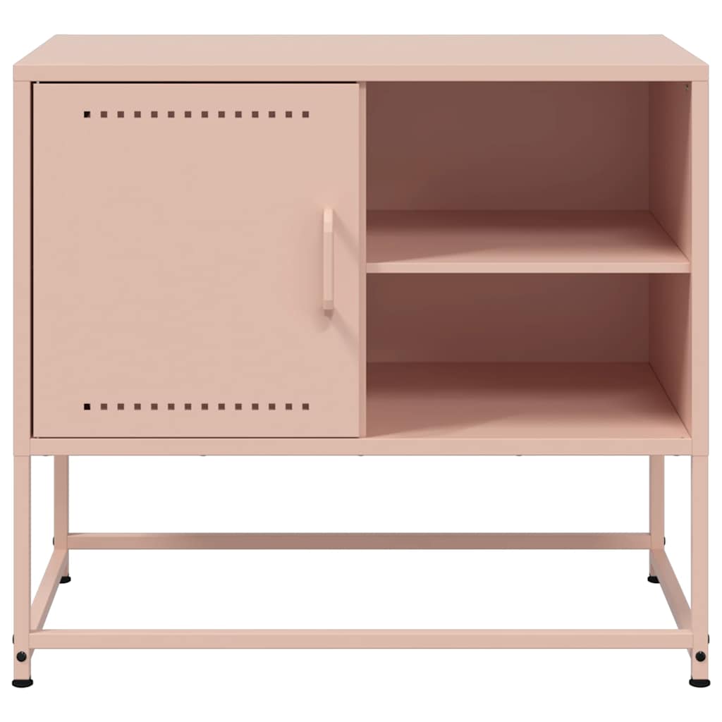TV ormarić ružičasti 68 x 39 x 60,5 cm čelični