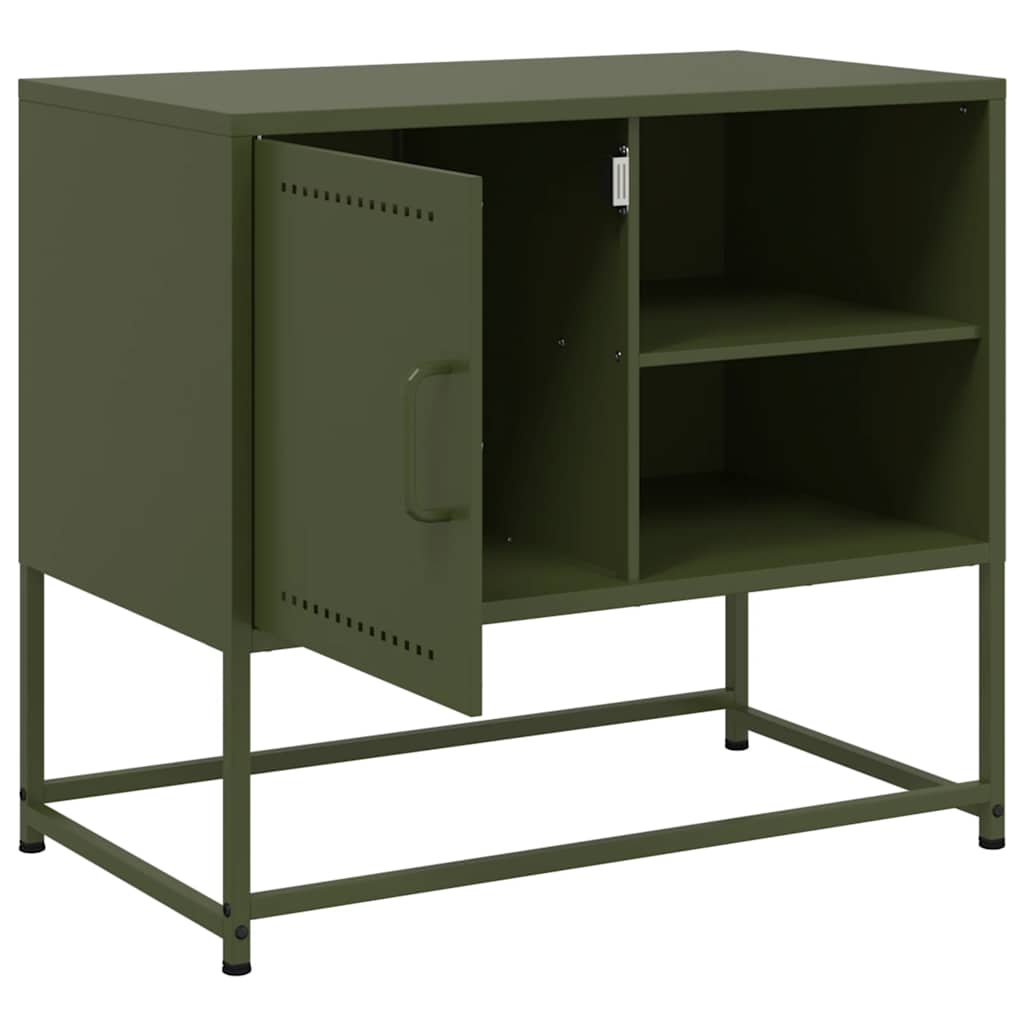 TV ormarić maslinastozeleni 68x39x60,5 cm čelični