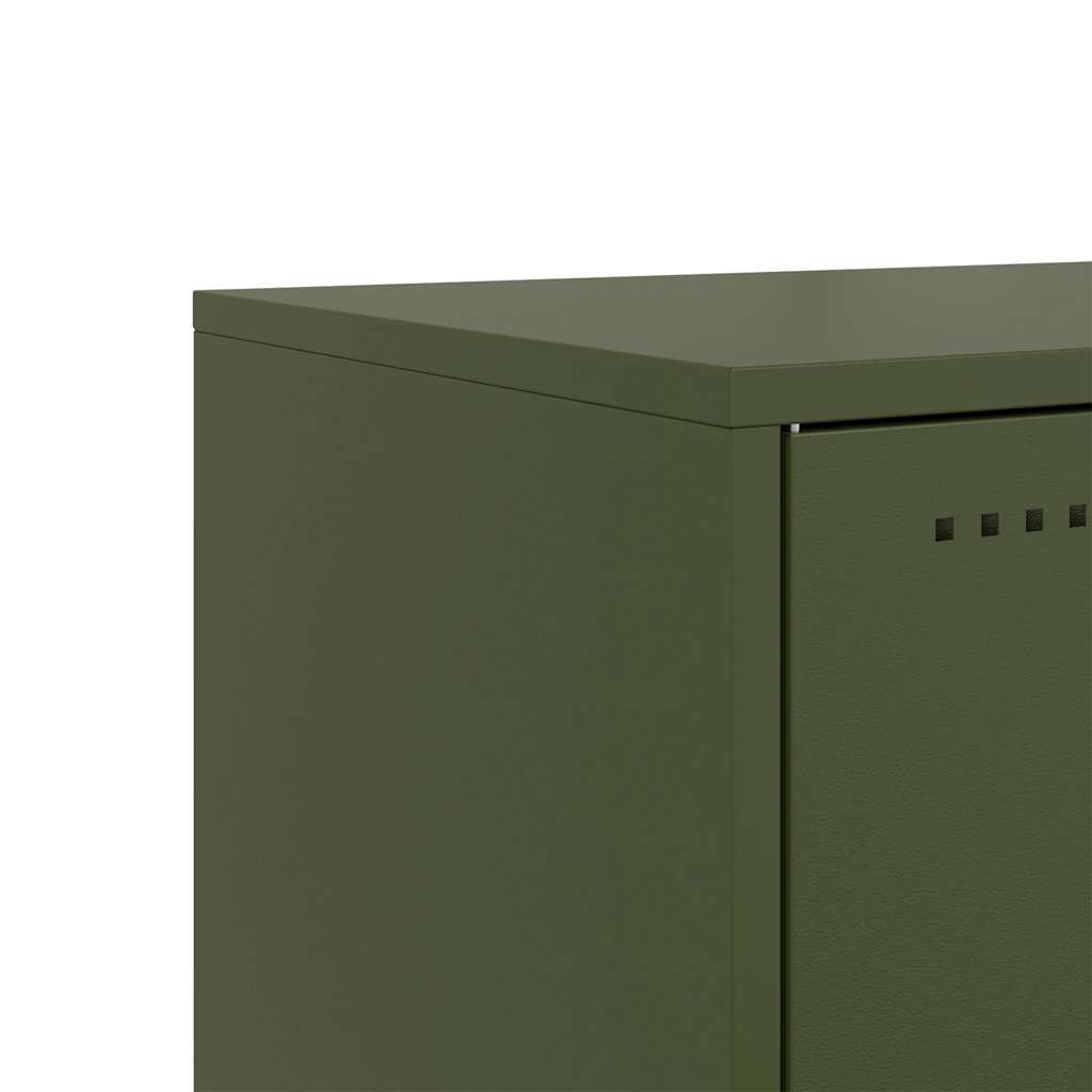 TV ormarić maslinastozeleni 68x39x60,5 cm čelični