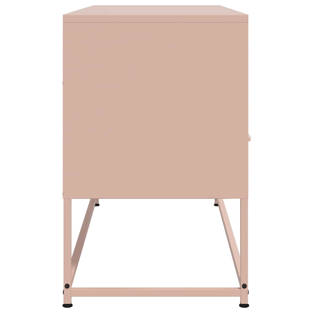 TV ormarić ružičasti 100,5x39x60,5 cm čelični