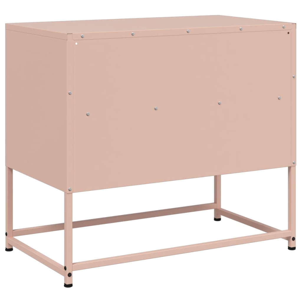 TV ormarić ružičasti 68 x 39 x 60,5 cm čelični