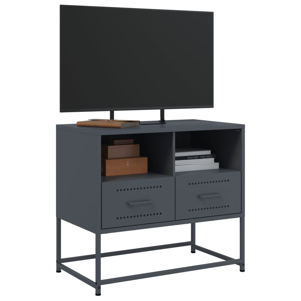 TV ormarić antracit 68x39x60,5 cm čelik
