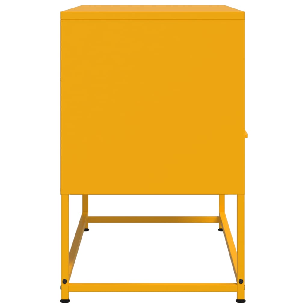 TV ormarić boja senfa 68x39x60,5 cm čelični