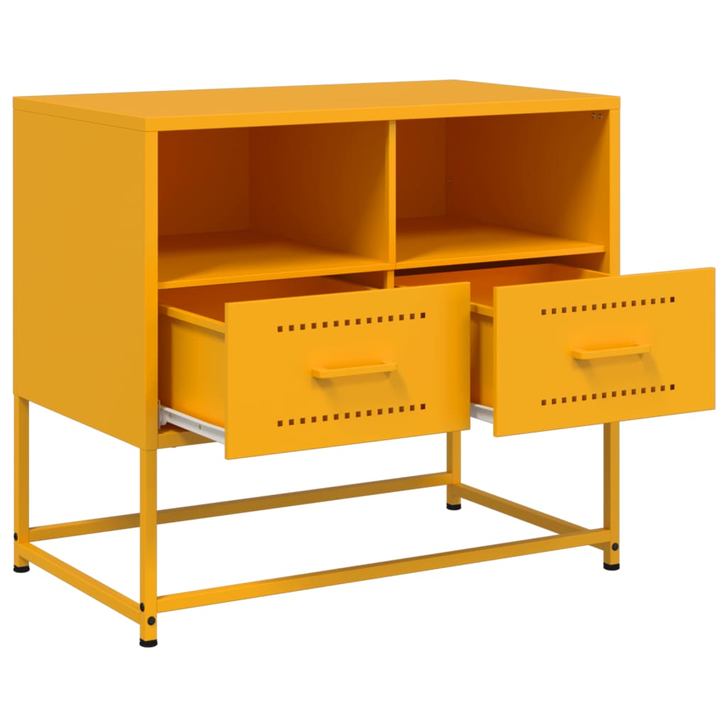 TV ormarić boja senfa 68x39x60,5 cm čelični