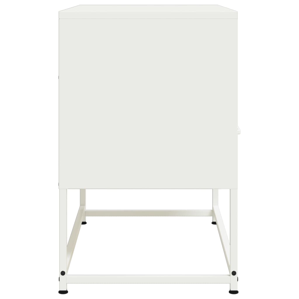 TV ormarić crni 68x39x60,5 cm bijeli
