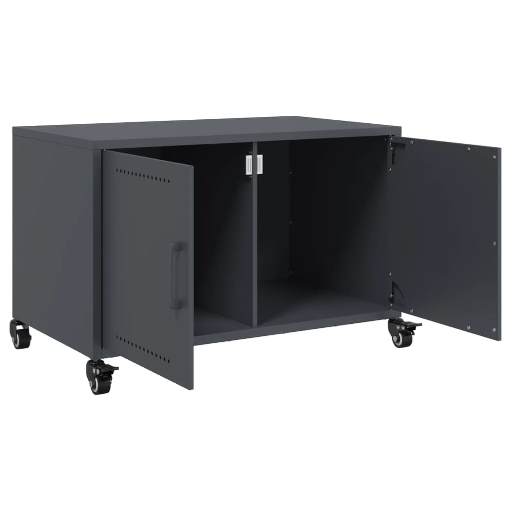 TV ormarić antracit 68x39x43,5 cm čelik