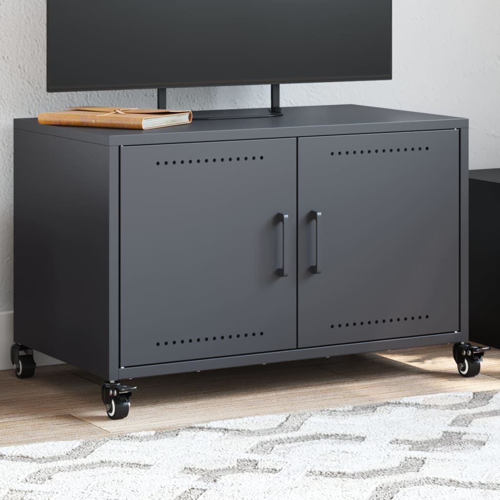 TV ormarić antracit 68x39x43,5 cm čelik