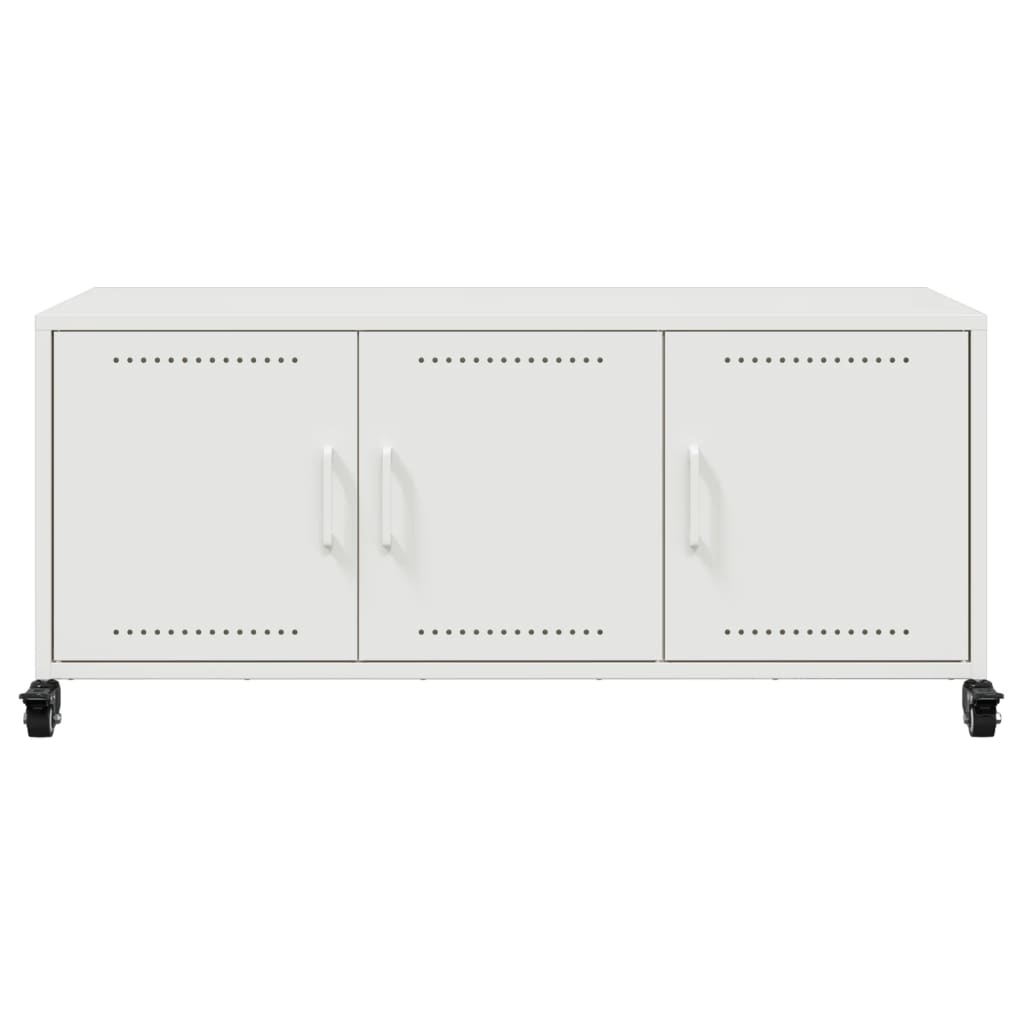 TV ormarić bijeli 100,5 x 39 x 43,5 cm čelik