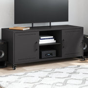 TV ormarić crni 100,5x39x43,5 cm čelik