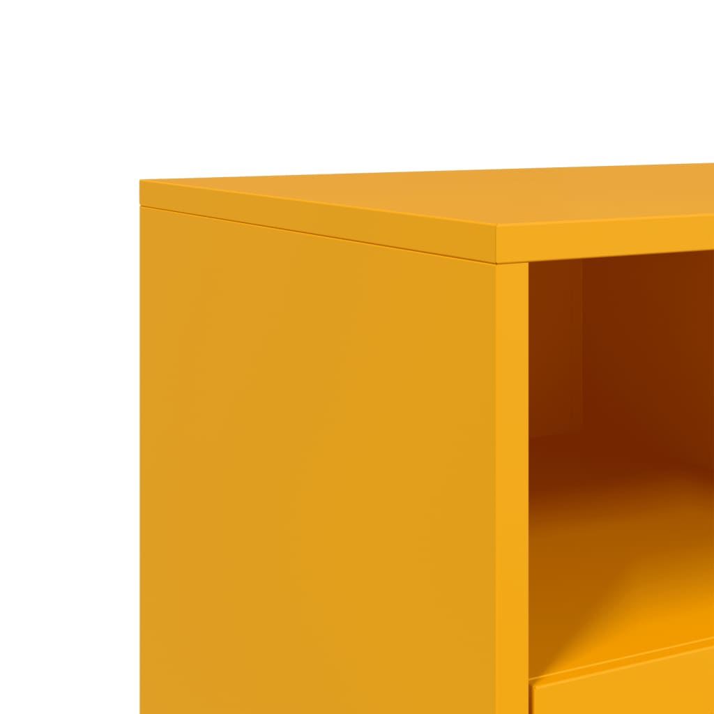 TV ormarić boja senfa 100,5x39x43,5 cm čelični