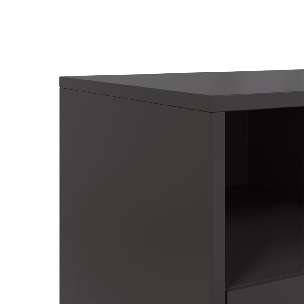 TV ormarić crni 68 x 39 x 43,5 cm čelik