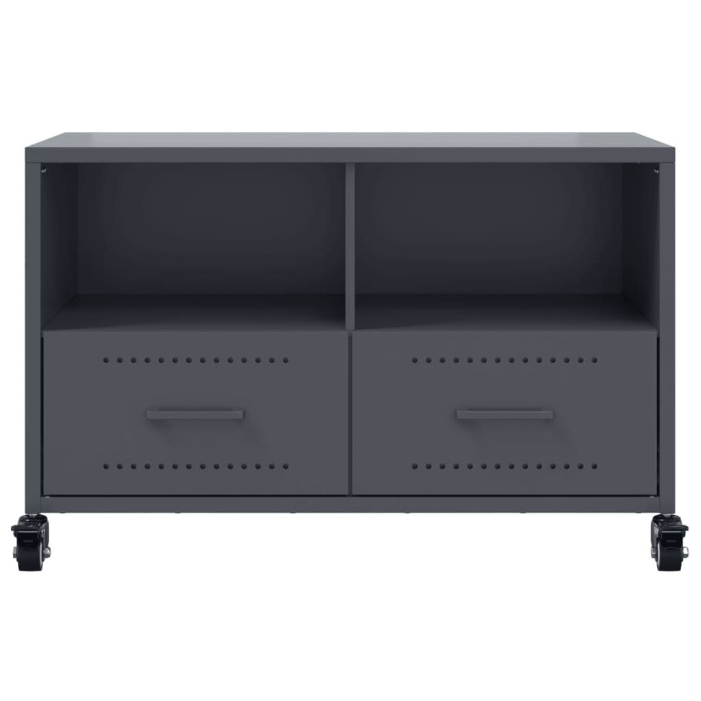 TV ormarić antracit 68x39x43,5 cm čelik