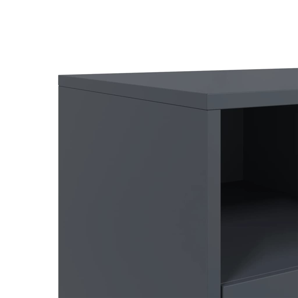 TV ormarić antracit 68x39x43,5 cm čelik