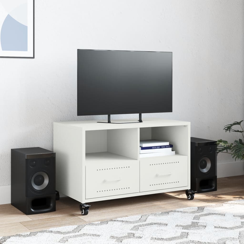 TV ormarić bijeli 68 x 39 x 43,5 cm čelik
