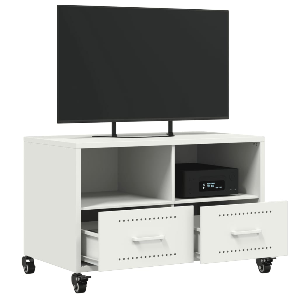 TV ormarić bijeli 68 x 39 x 43,5 cm čelik