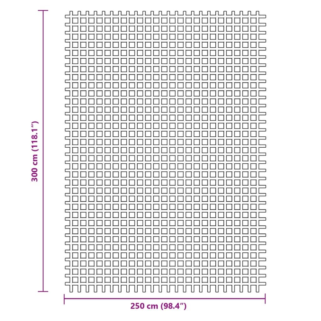 Tepih za šator antracit 3x2,5 m